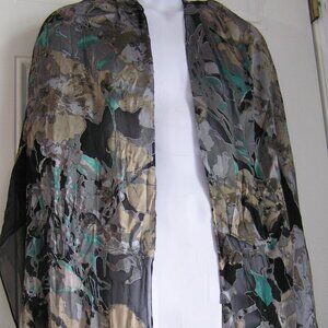 Gorgeous Vintage Cynthia Rowley 100% Silk Scarf Wrap 68" X 20"
